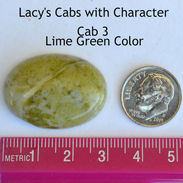 Lacy's Cab w/ Character -  CAB 3- Lime Green Color - 30x22mm